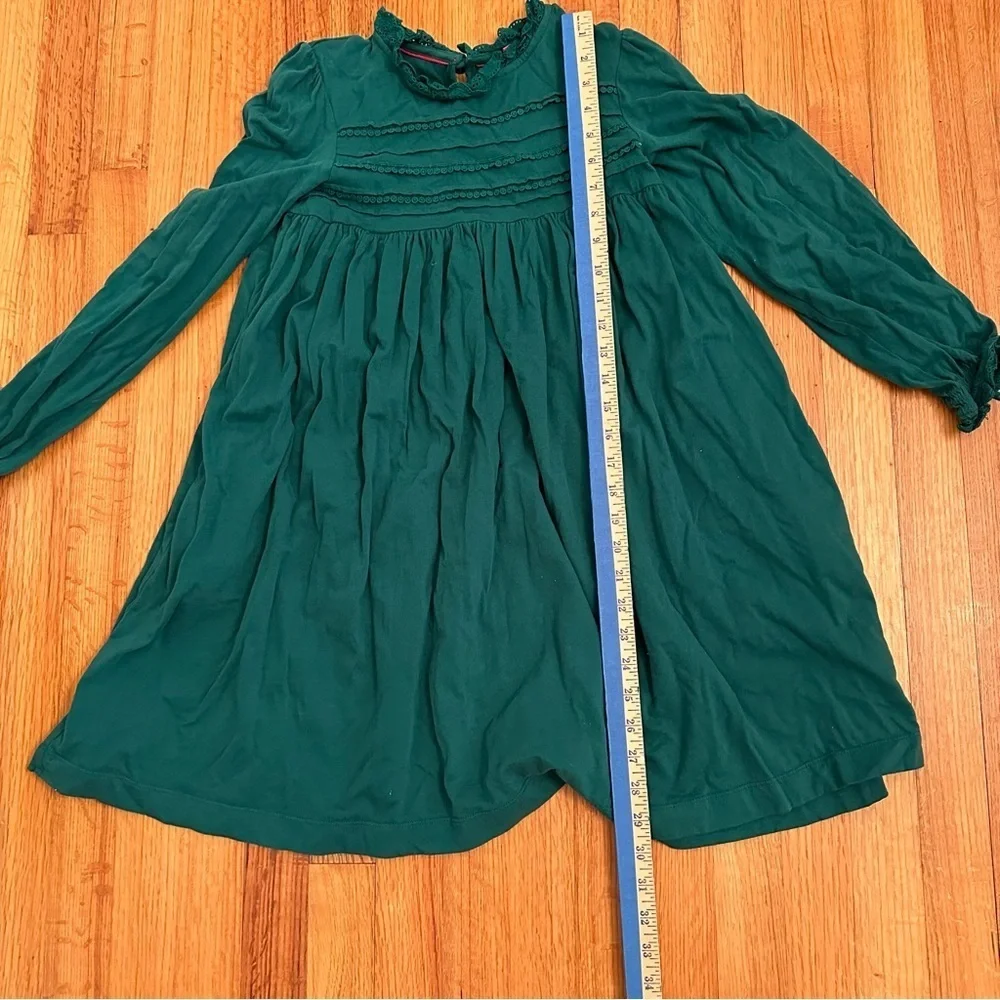Mini Boden Green Dress EUC Girls Size 11/12 Y (A1